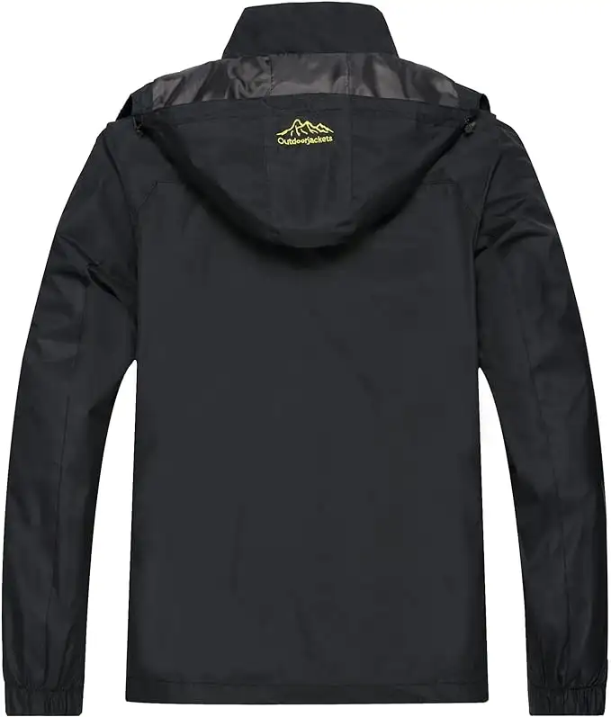 GIISAM Mens Windproof Jacket Waterproof Lightweight - 511vwkcxvl._ac_sx679_